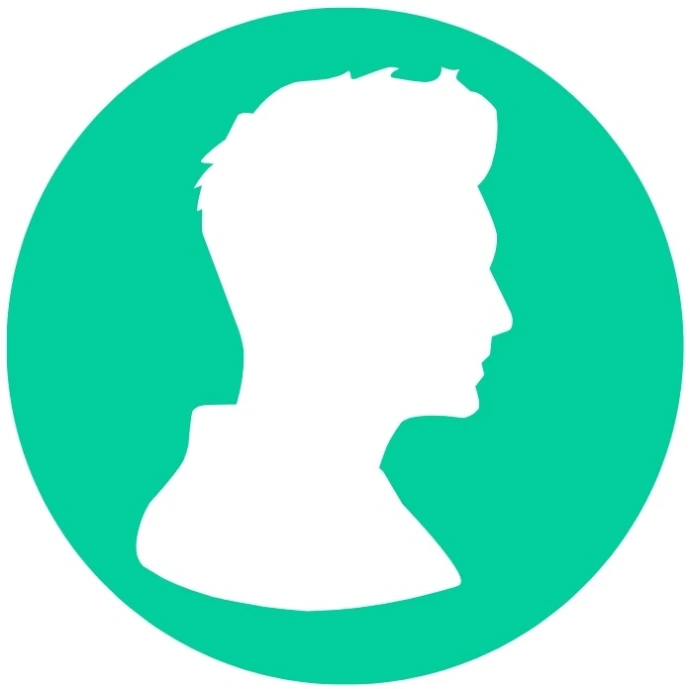 icono primer plano hombre